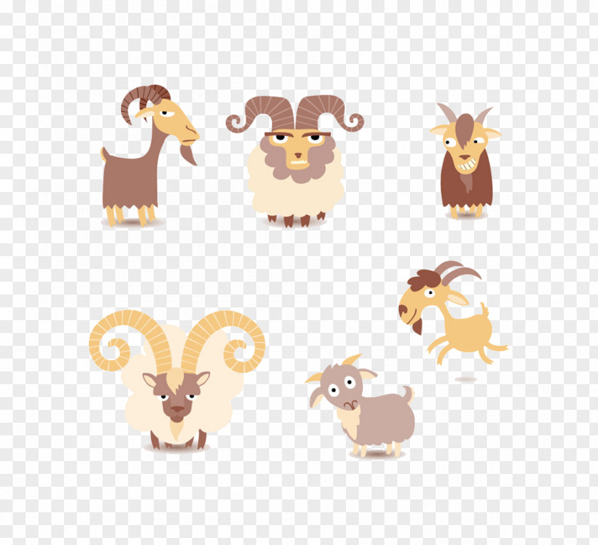 Goat Sheep Euclidean Vector Clip Art PNG