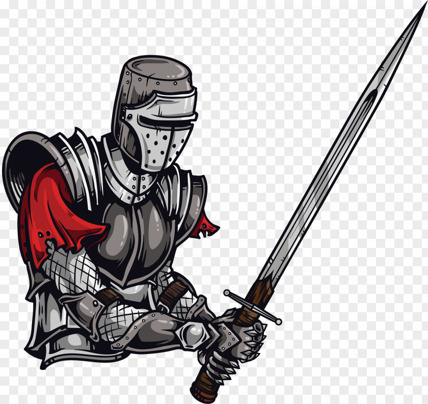 Knight Middle Ages Vector Graphics Image Shield PNG