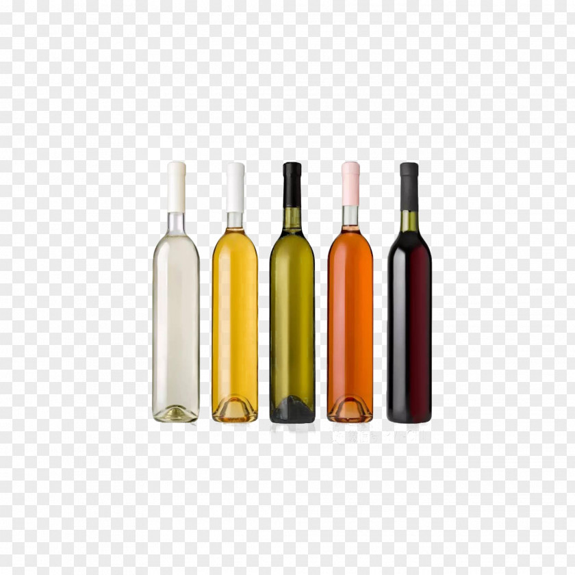 A Variety Of Bamboo Wine Red Liqueur Bottle PNG
