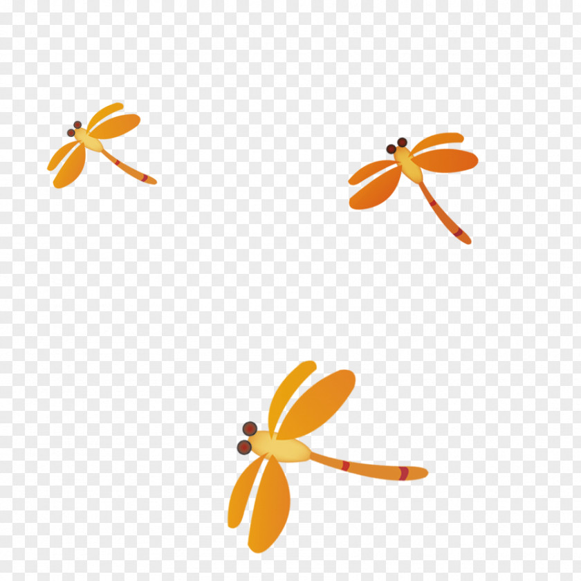 Hand-painted Dragonfly Cartoon PNG