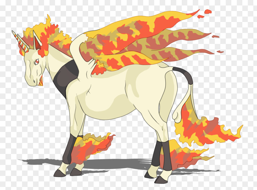 Mustang Drawing Rapidash Unicorn PNG