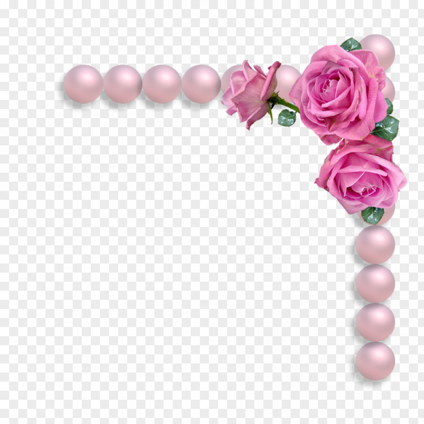Pearls Rose Flower Transparency And Translucency Clip Art PNG