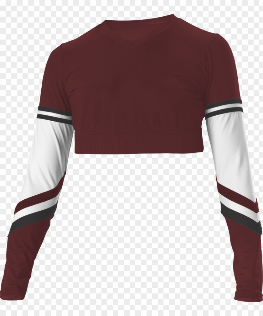 T-shirt Sleeve Cheerleading Uniforms PNG