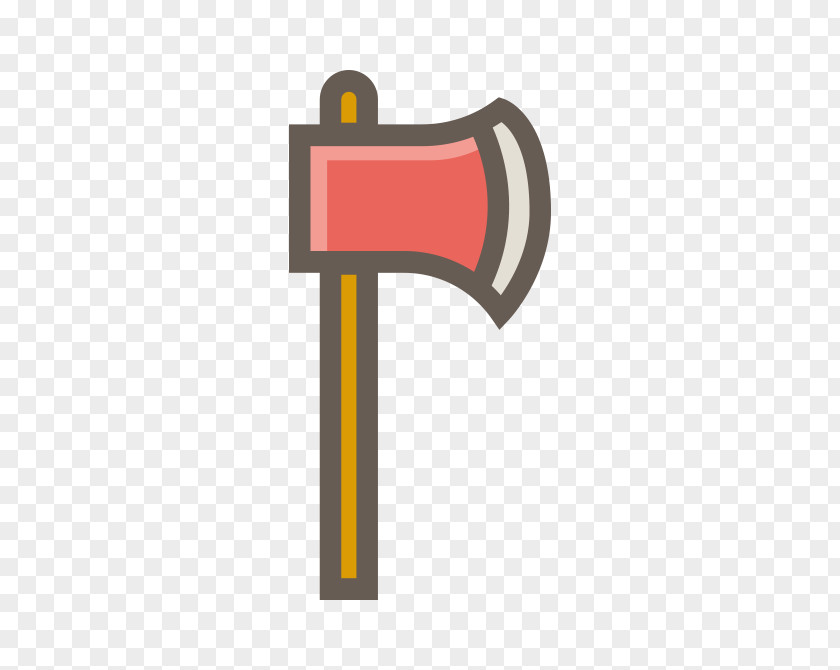 Vector Cartoon Painted Ax Drawing PNG