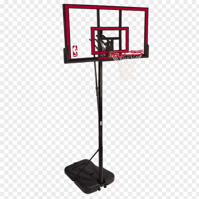 Youth Jam Spalding Polycarbonate Portable Basketball System Hoops Backboard Ground PNG