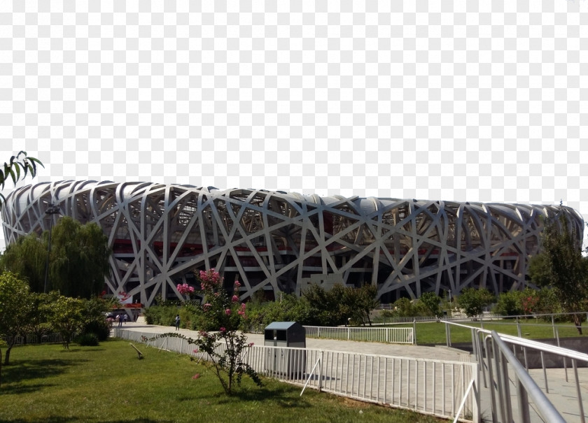 Bird's Nest Beijing National Stadium Architecture PNG