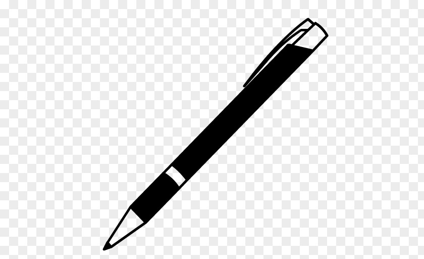 Black And White Ball Pen PNG