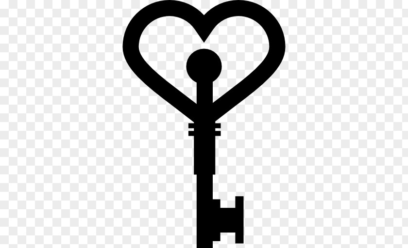 Heart Key Download Shape PNG