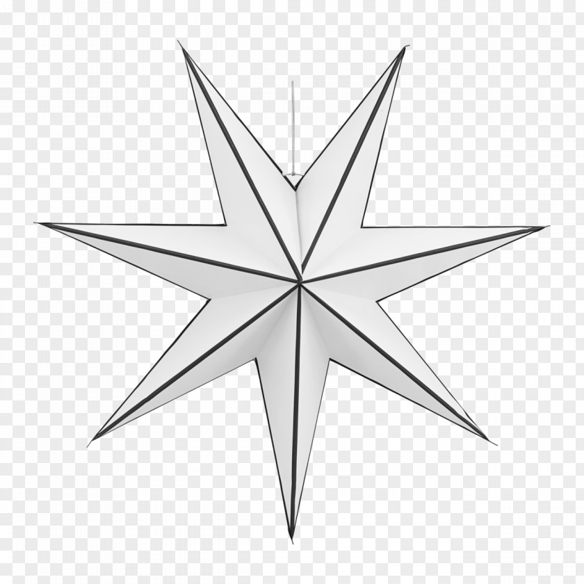 Star Stroke White Christmas Julepynt PNG