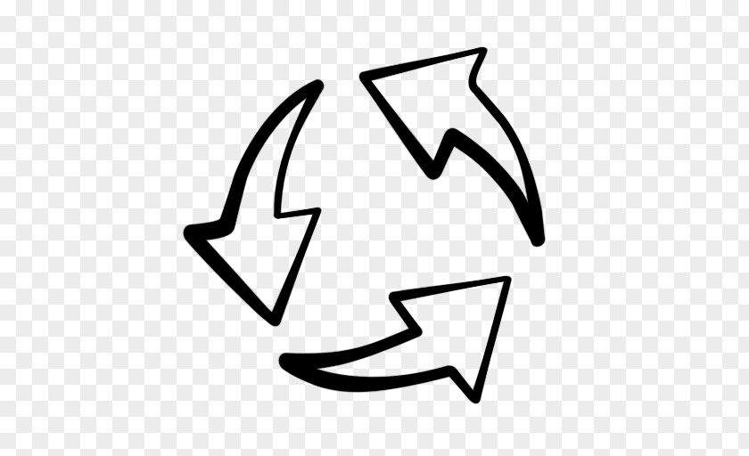 Arrow Three Arrows Recycling Symbol Clip Art PNG