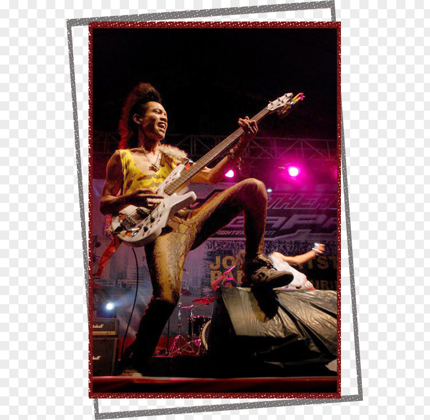 Electric Guitar Bassist Bass Poster PNG