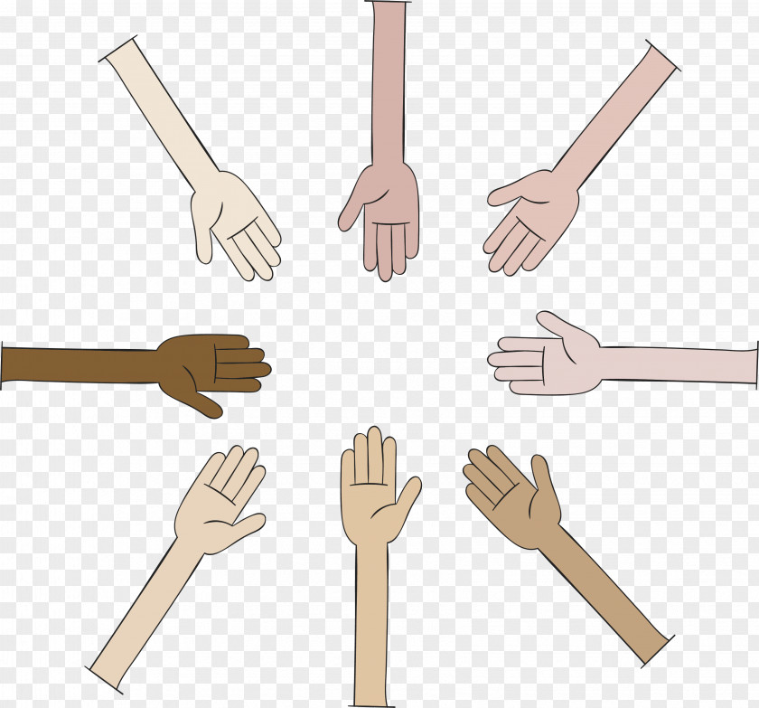 Friends From All Walks Of Life Lend A Helping Hand Download Icon PNG