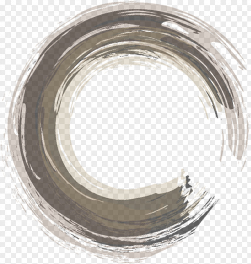 Ink Circle Wash Painting PNG