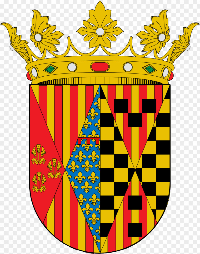 Spain Duke Of Medinaceli Coat Arms Escutcheon PNG