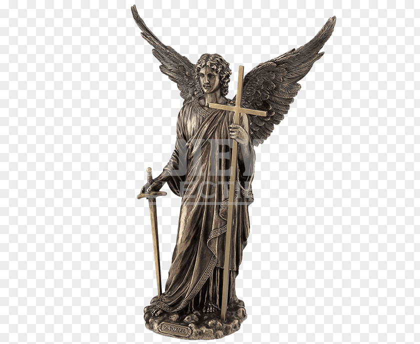 Angel Michael Zadkiel Gabriel Archangel Statue PNG