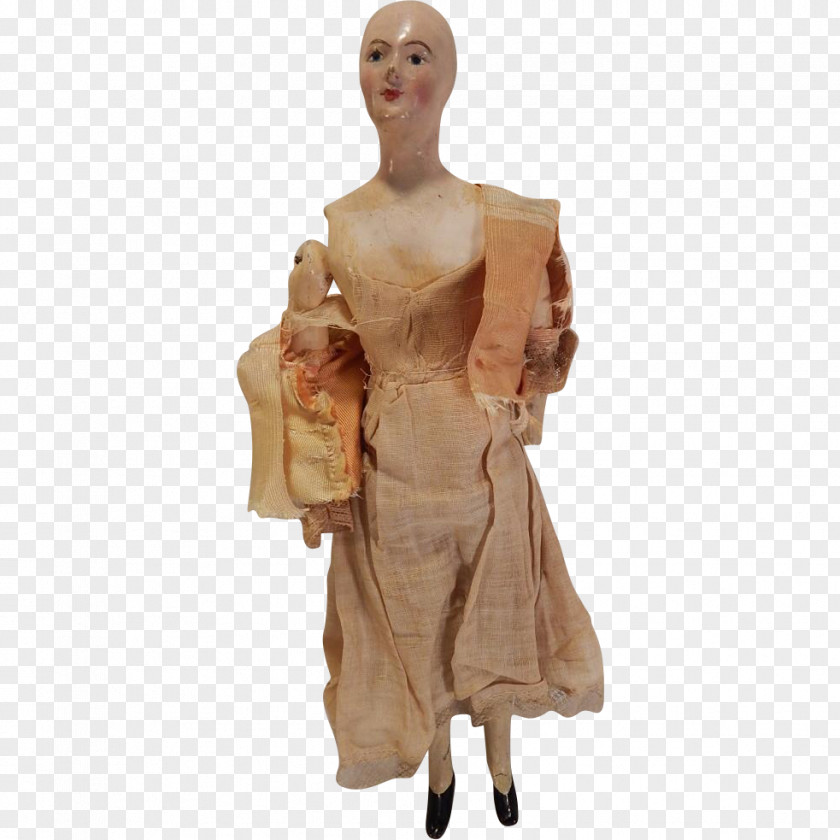 Doll Corn Husk Japanese Dolls OOAK Paper PNG