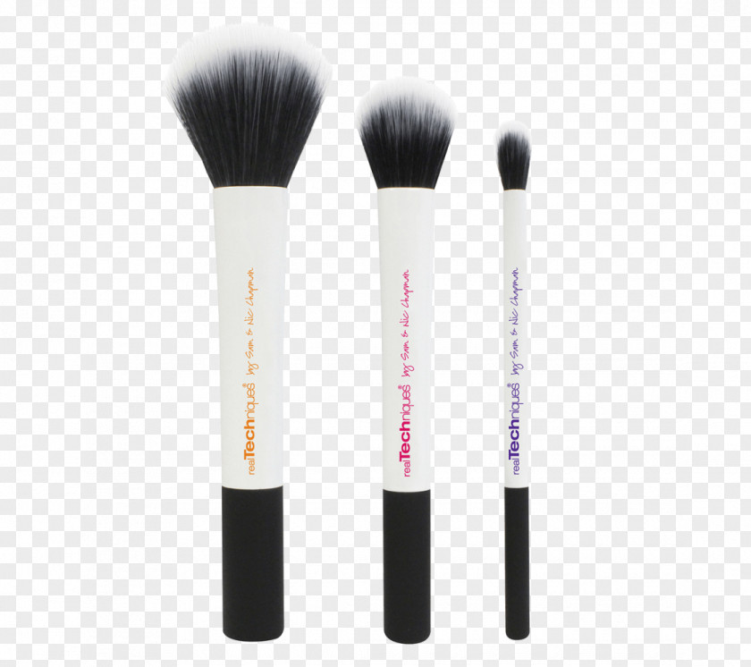 Level 1 Real Techniques Duo Fiber Collection Paintbrush Makeup Brush PNG