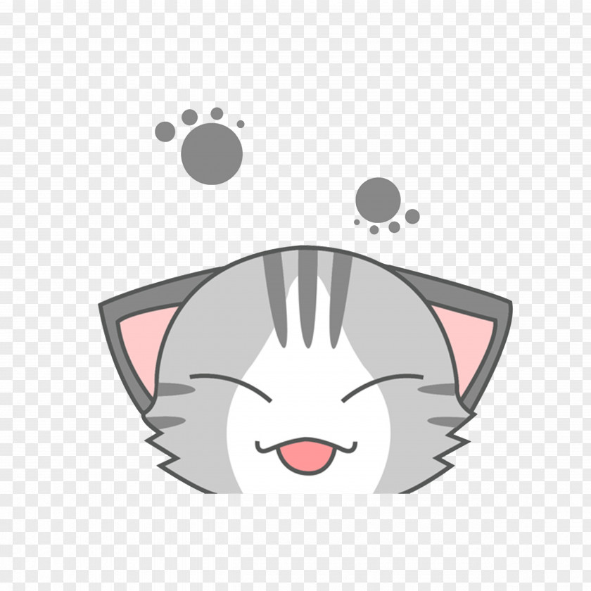 Smiling Cute Cat Avatar Steam Wallpaper PNG