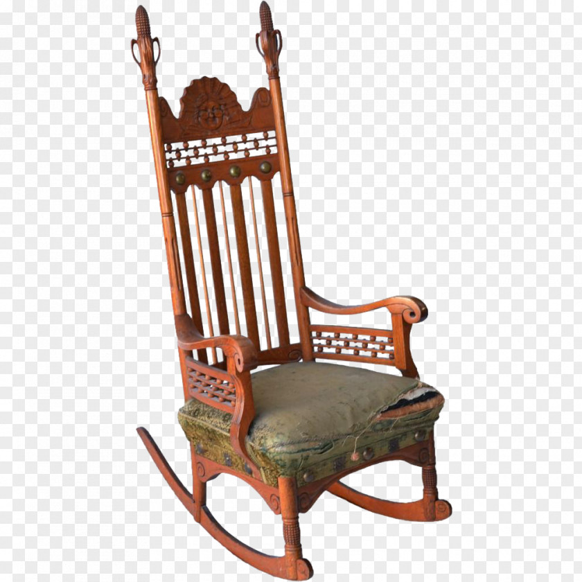Antique Furniture Rocking Chairs Mission Style Table Glider PNG