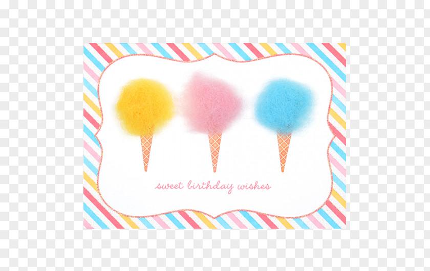 Birthday Cake Greeting & Note Cards PAPYRUS Cotton Candy PNG