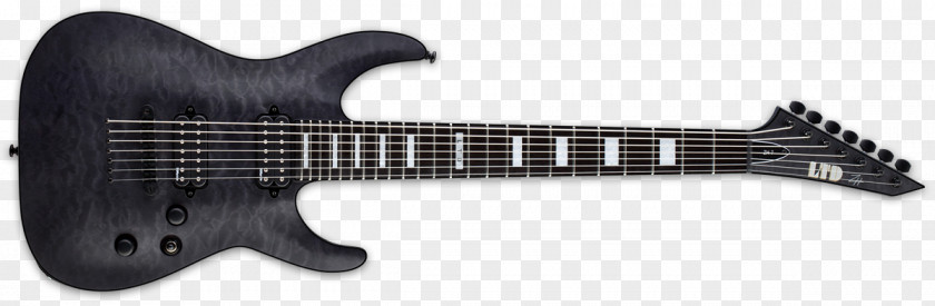 Electric Guitar ESP Guitars Eight-string Baritone Seven-string PNG