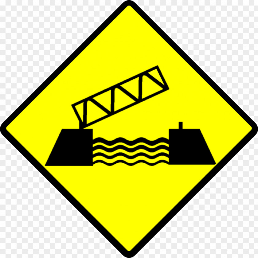 J Moveable Bridge Traffic Sign Warning Road Signs In Indonesia PNG