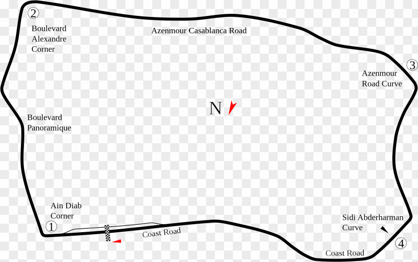 Stirling Moss Ain Diab 1958 Moroccan Grand Prix Ain-Diab Circuit Formula One Season Race Track PNG