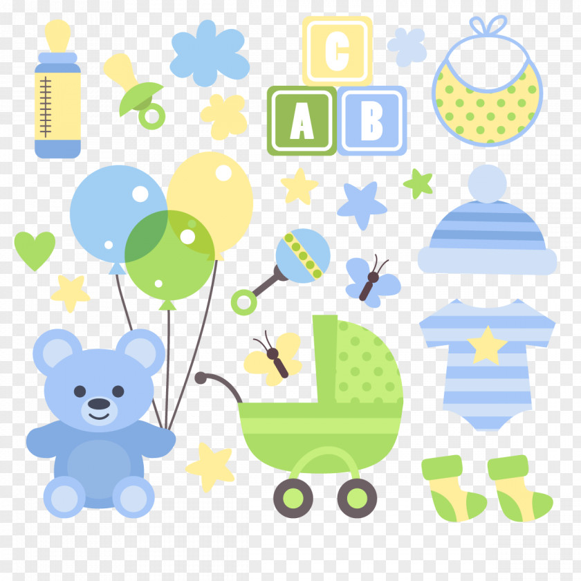Vector Baby Infant Toy Transport PNG