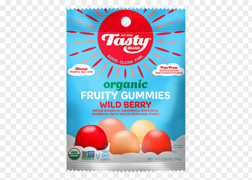 Wild Berry Gummi Candy Juice Fruit Snacks Organic Food PNG