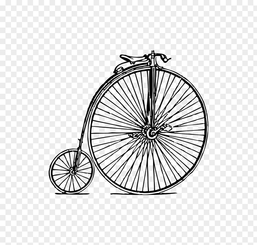 Bicycle Retro Style Clip Art PNG