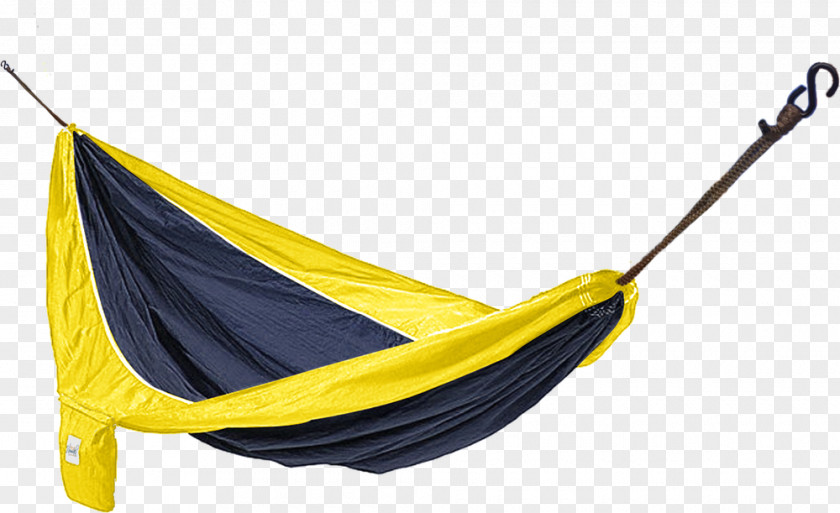 Blue Parachute Hammock Fabric Yellow PNG