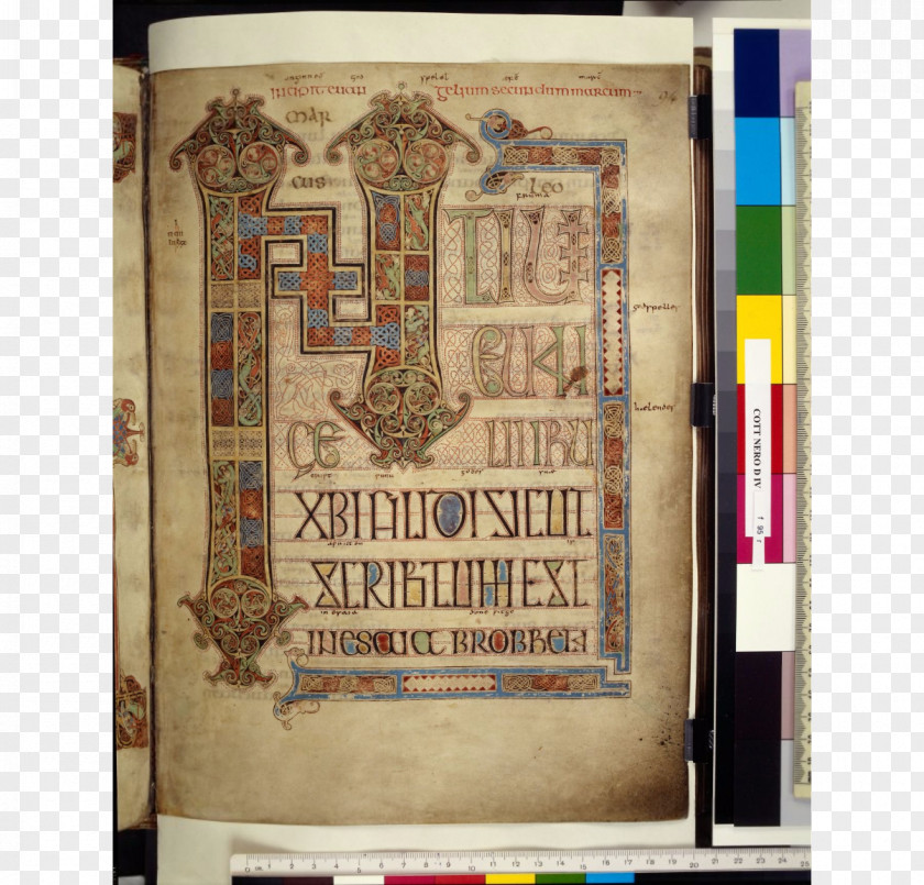 Book Lindisfarne Gospels Gospel Of Matthew Heritage Centre Mark PNG