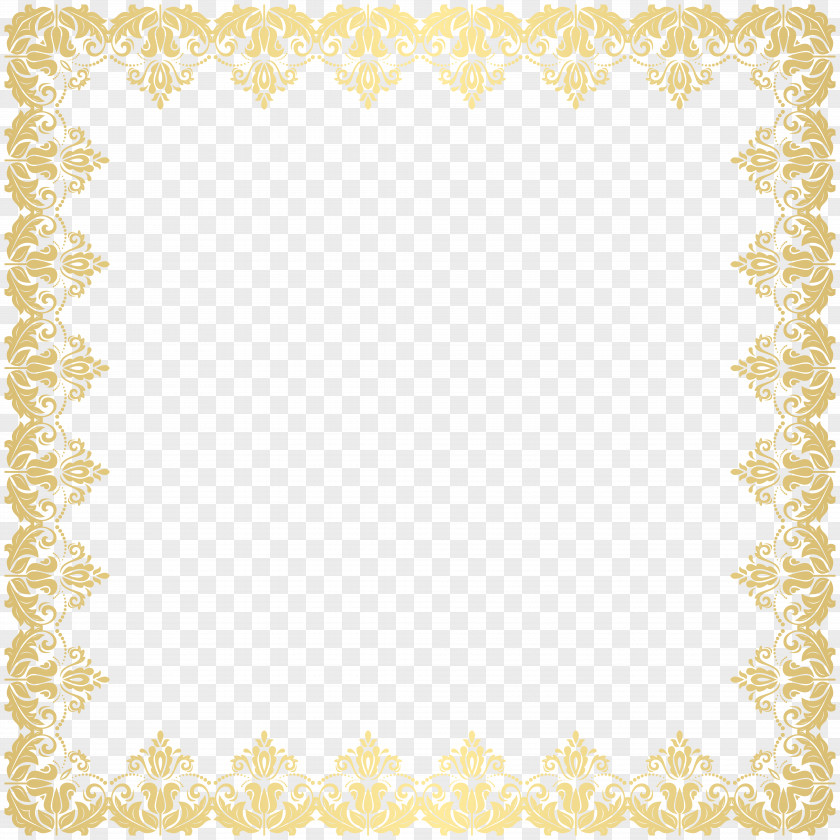 Lace Border Picture Frames Clip Art PNG