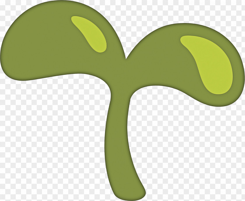 Plant Symbol Green Leaf Background PNG