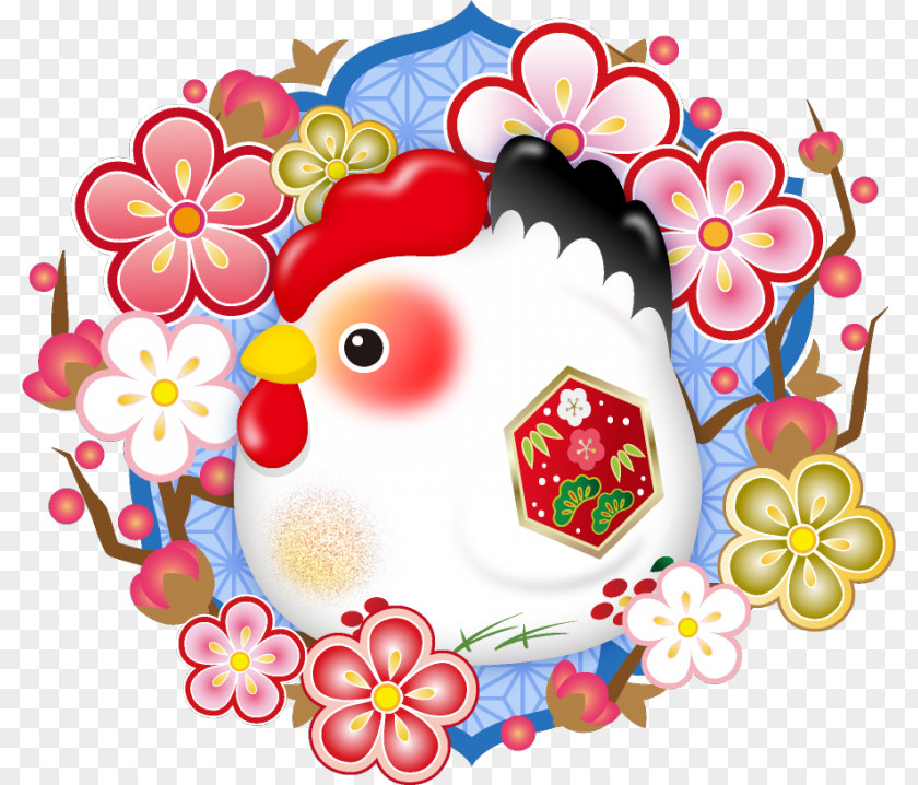 2017 Year Of The Rooster Chinese Zodiac New Card PNG