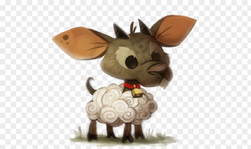 Cartoon Cute Lamb DeviantArt Drawing Bitje PNG