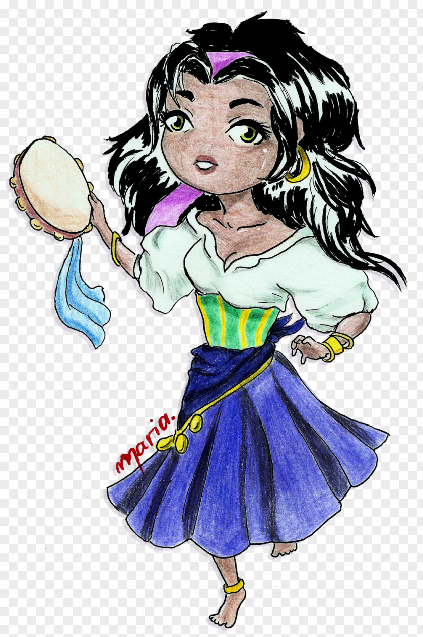 Disney Princess Esméralda Drawing PNG