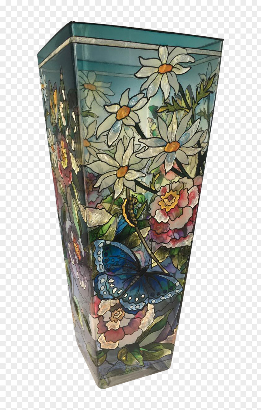 Hand Painted Glass Vase Unbreakable PNG
