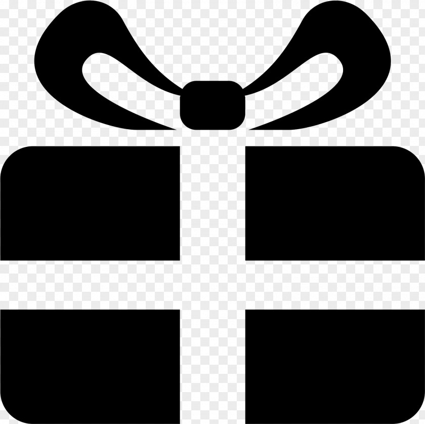 Present Clip Art Outline Christmas Gift PNG