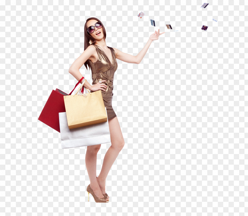 Shopping Woman Fundal PNG