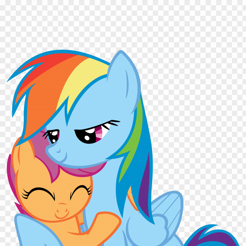 Deal With It Rainbow Dash Scootaloo My Little Pony PNG