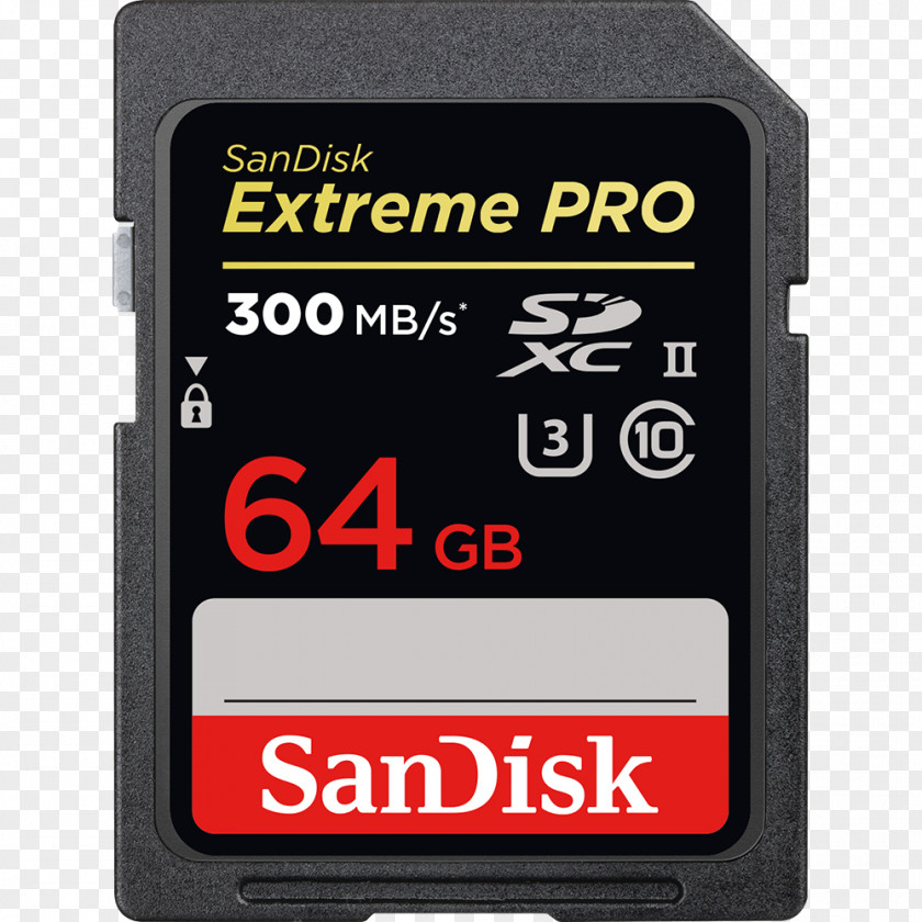 Flash Memory Cards Secure Digital SanDisk Extreme Pro Card PNG