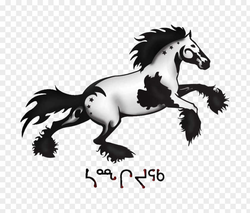 Gypsy Horse Mane Mustang Pony Stallion Pack Animal PNG