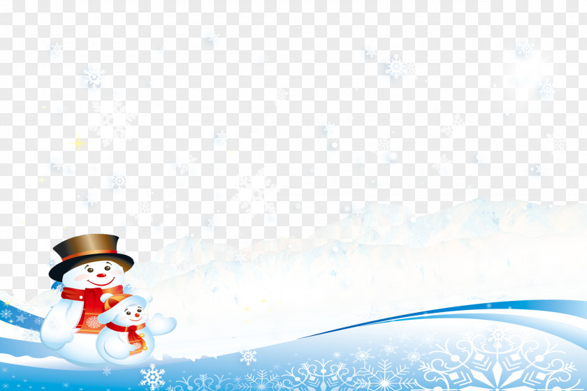 Posters Decorative Snowman Winter Poster PNG