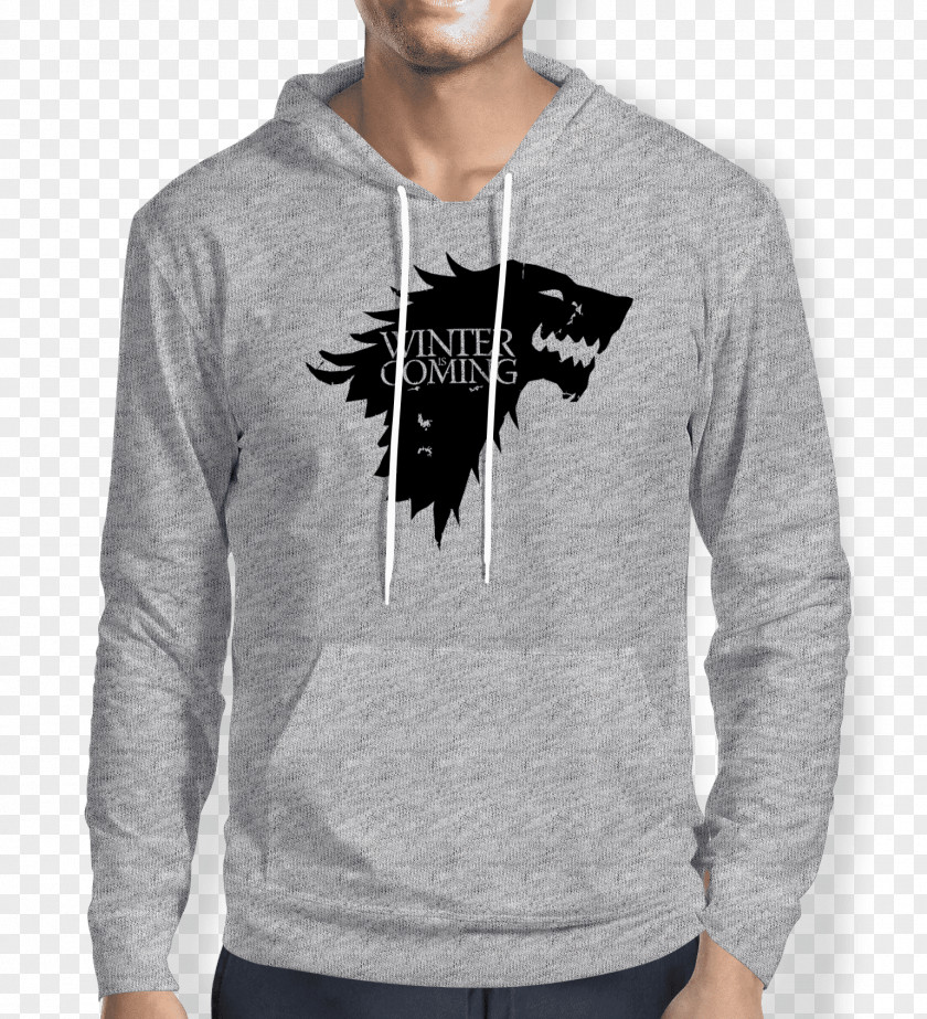 T-shirt Hoodie Sweater House Stark Bluza PNG