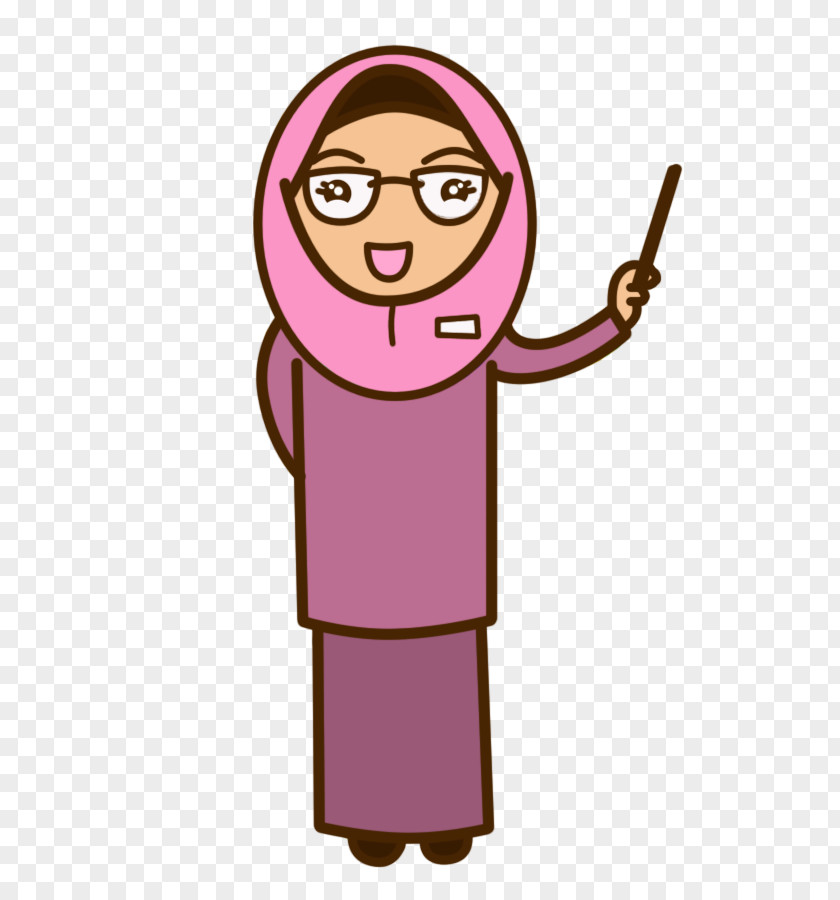 Woman Day Muslim Teacher Cartoon Islam Clip Art PNG