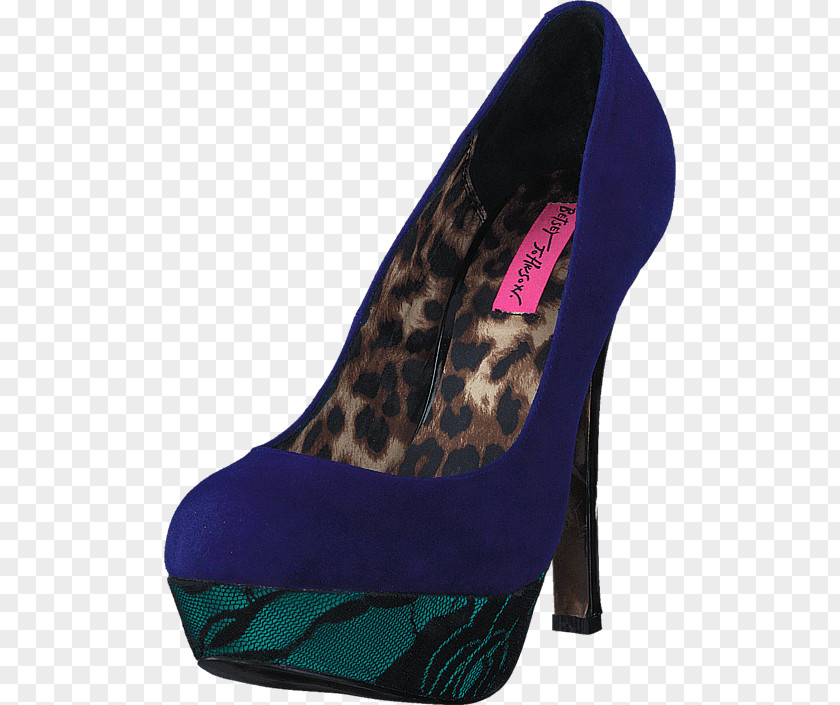 Betsey Johnson Blue Wedding Shoes For Women High-heeled Shoe Purple Black Fashion PNG