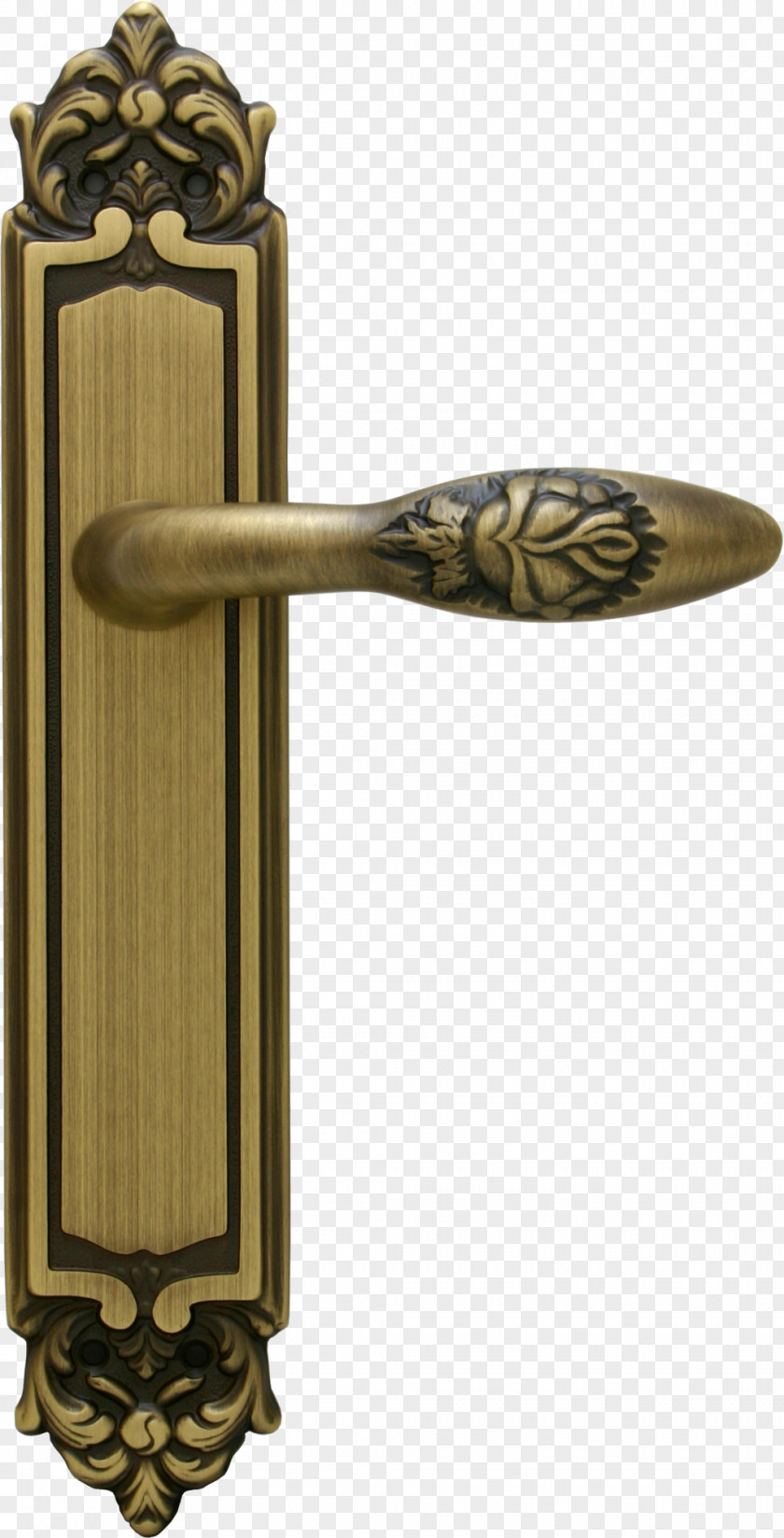 Brass Italy Door Handle Furniture PNG