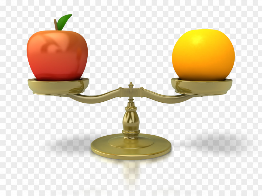 Contrasts Apples And Oranges Clip Art PNG