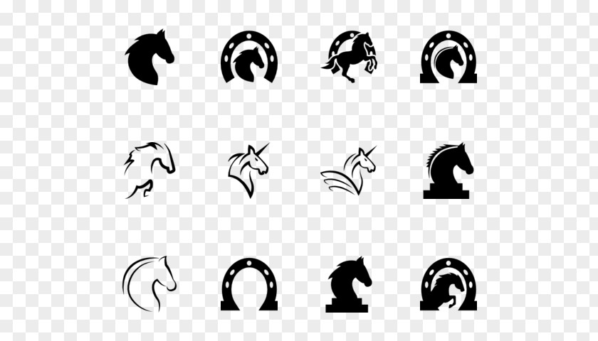 Horse Icon Canidae Cat Dog Silhouette PNG